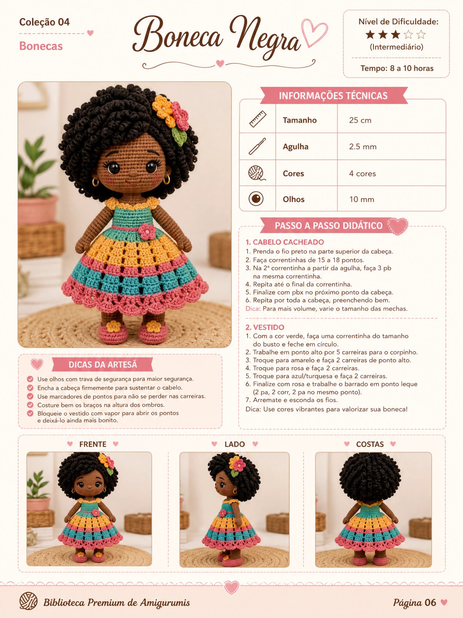 Receita de Boneca Negra
